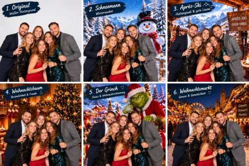 Festliche Fotobox_ Sechs Weihnachtswelten-Fotobox-Erfurt